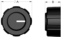 RA4 Control Knob Line Dr